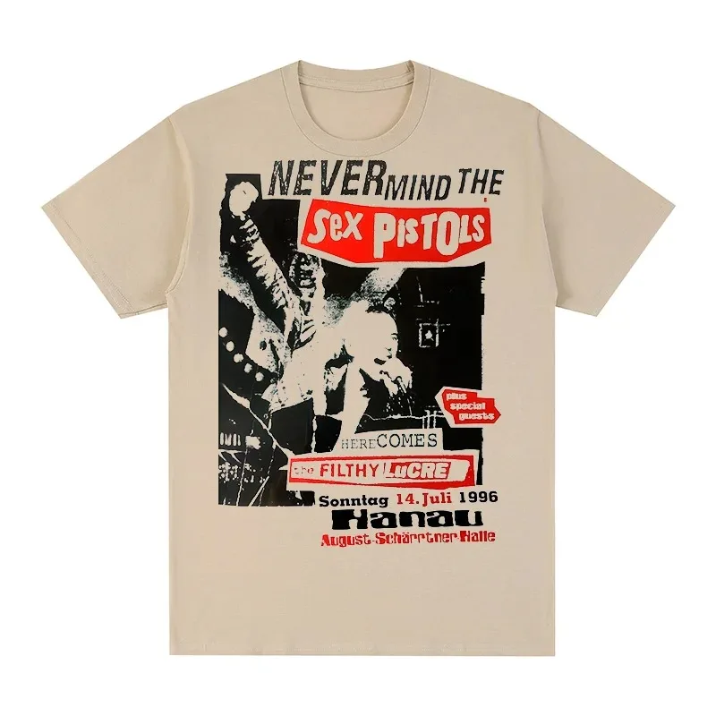 Camiseta Vintage con Temática de los Sex Pistols — Estilo Clásico de Punk Rock con Elementos de Sid Vicious |   Camisetas Cómodas 100% Algodón |   Unisex