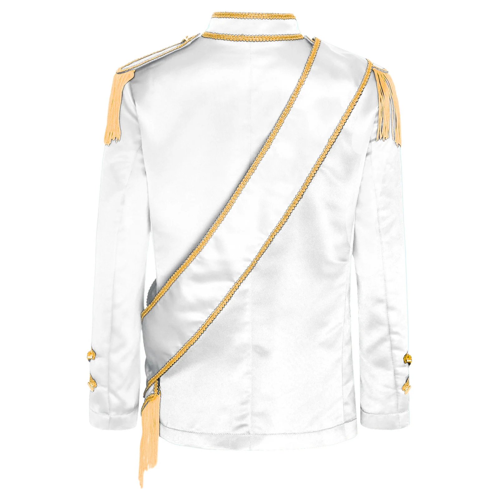 Kids Girls Boys Drum Band Major Uniform Costume Halloween Cosplay Circus Ringmaster Jacket Children Roplplay Medieval Coats