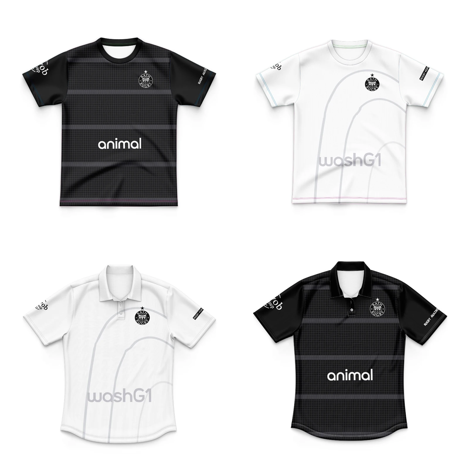 

2025/26 Bath Kids Rugby Hom/Away Rugby Jersey Sport Shirts