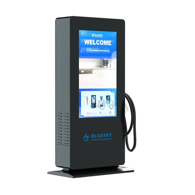 Bluesky 60KW Commercial Electric Vehicle Dual Charging Station GBT OCPP Dc Charger Ev Charging Station For Electric Vehicles