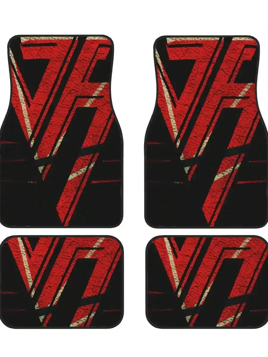 4-Piece Custom Printed All Weather Floor Mats Universal Fit For SUV Truck Van Easy Clean