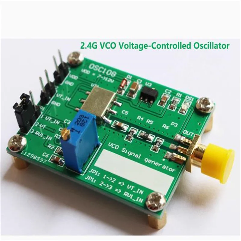 RF ออสซิลเลเตอร์ควบคุมแรงดันไฟฟ้า VCO ไมโครเวฟ2.4G