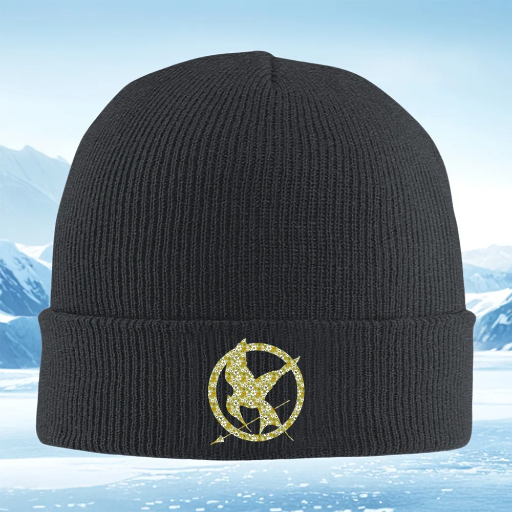 Patrón de flores retro floralлас Elegante Hombres Mujeres Gorro de Punto Unisex Gorro Jersey Gorro Invierno Térmico Cálido N