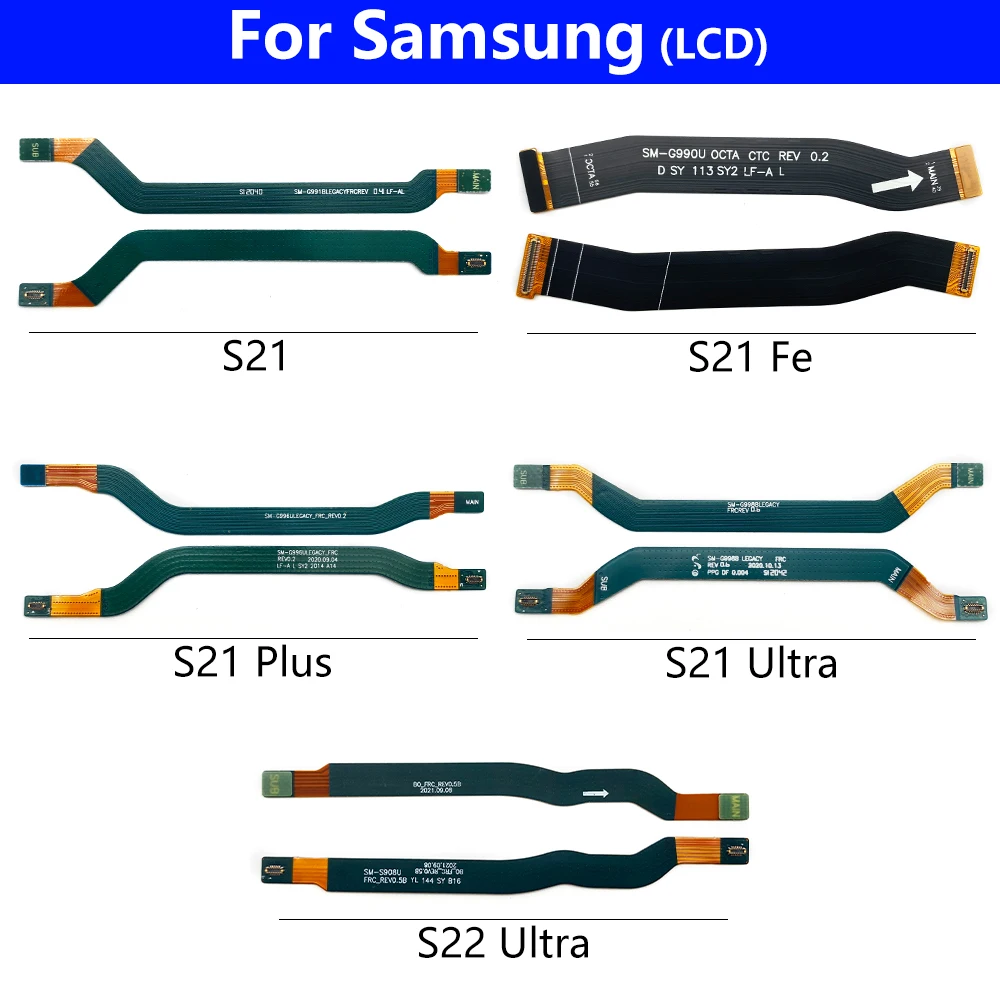 New Signal Antenna Main Board Connector LCD Motherboard Flex Cable For Samsung S20 S21 S22 S23 S24 Plus Ultra 4G 5G