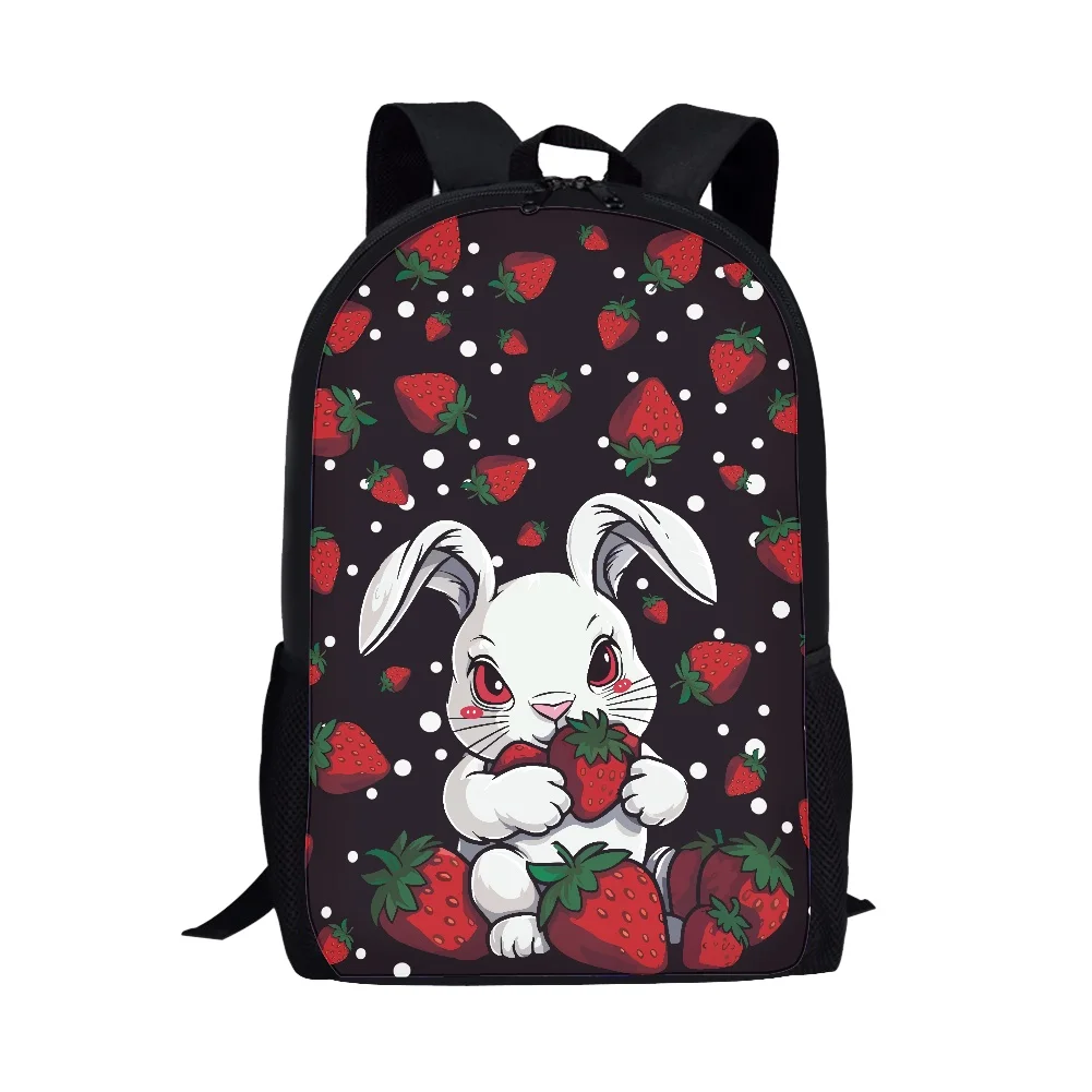 Lovely Rabbit Pattern Students Backpack for Girls and Girls Backpack Travel Package SchoolBag Mochila