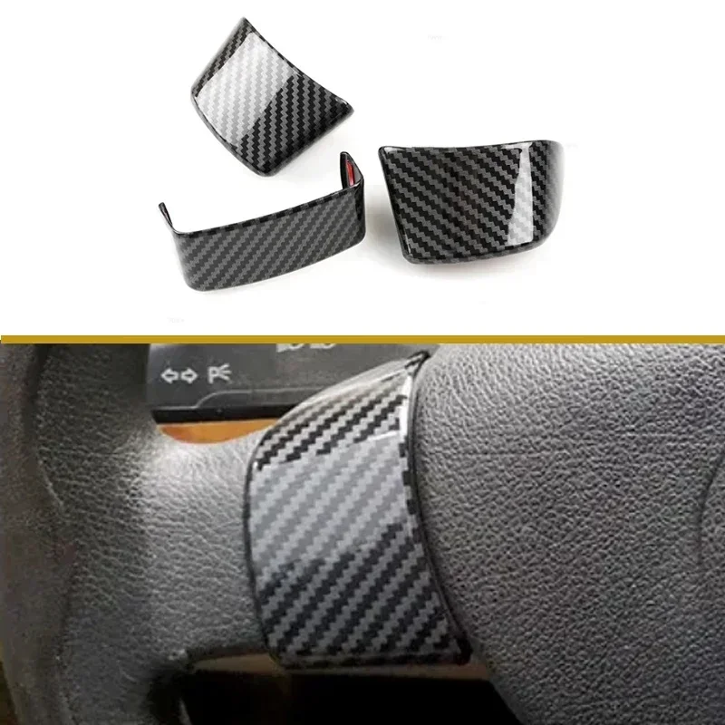 

ABS carbon fiber automobile steering wheel decorative patch For VW Golf 5 MK5 Passat B6 Jetta Tiguan 2007-2011