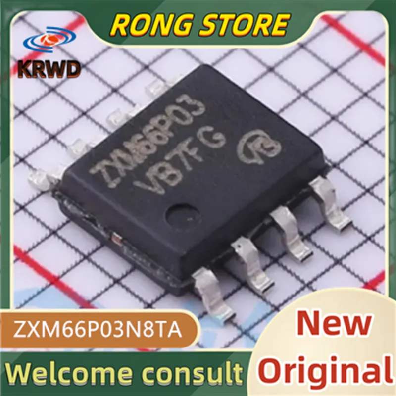 

50PCS ZXM66P03 NEW Original ZXM66P03N8TA ZXM66P03N8T ZXM66P03N8 SOP-8