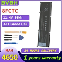 Batería BVBH 8FCTC G15 5510 para DELL 5510/5511/5520/5515/5521 Series XPS 15 9500 4650mah series