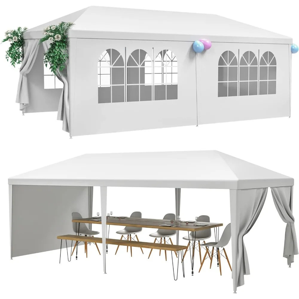 Tienda de campaña con dosel para exteriores, Gazebo de almacenamiento, refugio para fiestas, bodas, eventos, barbacoa