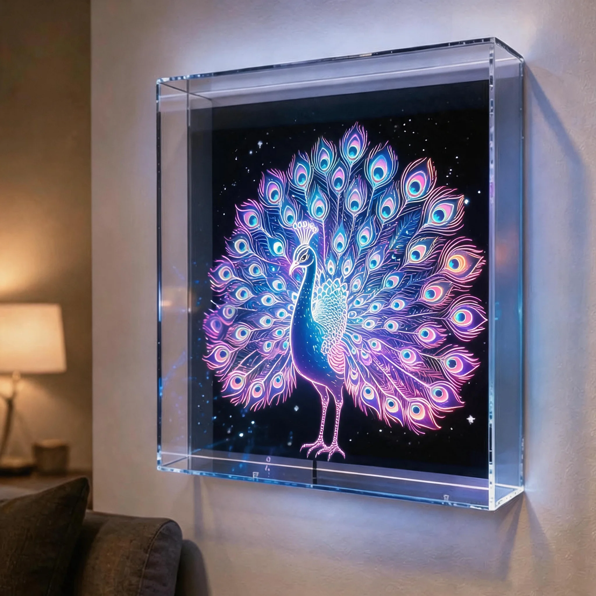 High Definition 3D Hologram Advertising Fan Wireless WiFi Holographic Projector Screen for Flower Shop Bar Home Visual Display