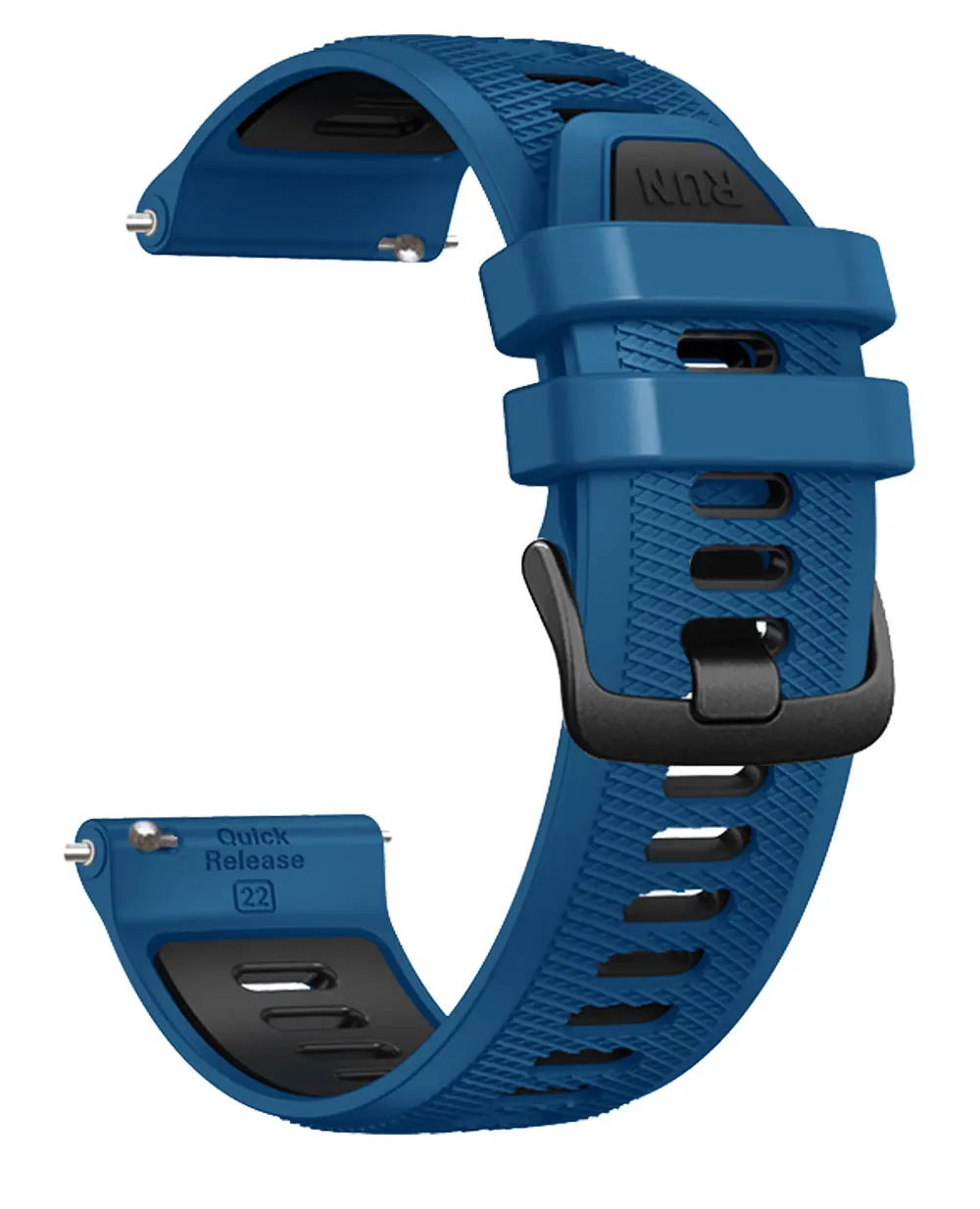 22 mm Silikon-Smartwatch-Armband für Garmin Forerunner 265, Ersatzgürtel für Forerunner 255 Music Vivoactive 4 Venu 2 Armband – Detail 13