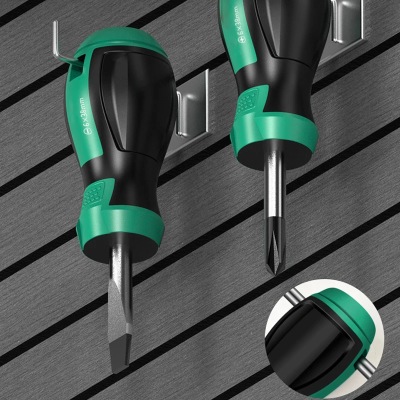 Mini-Schraubendreher mit Schlitz- und Kreuzschlitzspitze, Magnetischer Schraubenschlüssel, Praktisches Werkzeug für Demontage und Montage – Detail 7
