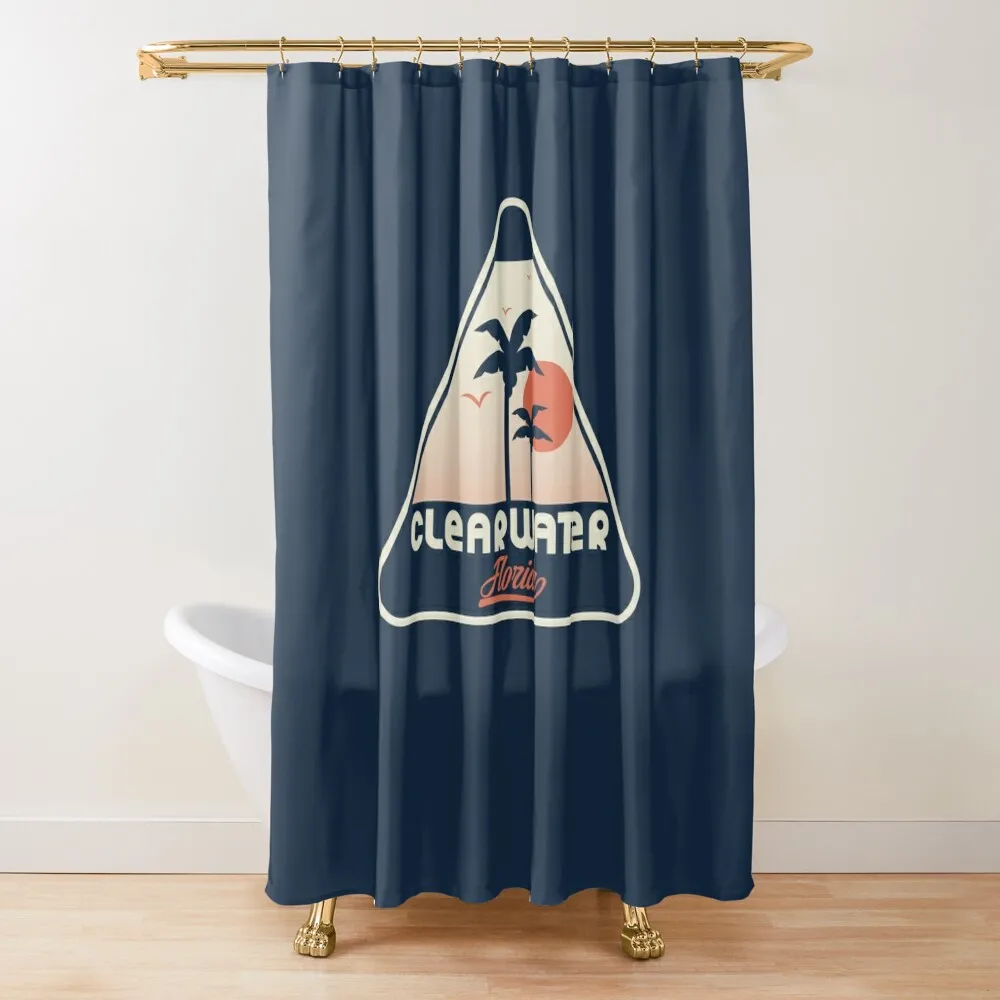 

Clearwater Florida Shower Curtain Waterproof Shower And Anti-Mold Waterproof Bath And Anti-Mold Curtain