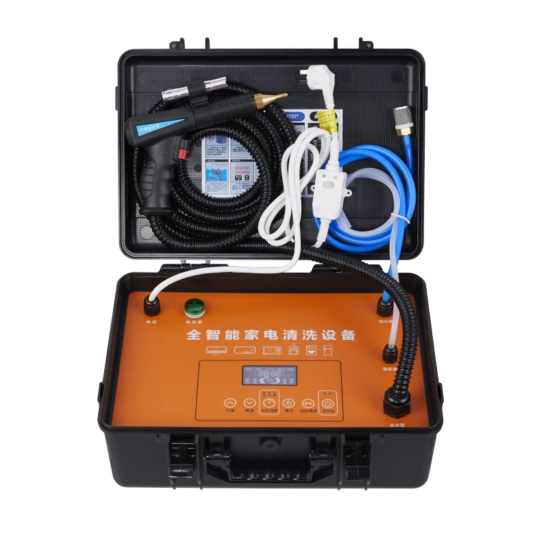 

3800W Powerful Commercial Dry Steam Cleaner vapor Machine Car Heavy Duty Portable Pressure Steam Cleaner with Ozone