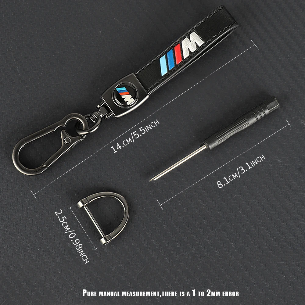 1PC Car Keyring Keychain for M Performance M1 E46 E90 E60 F30 E39 F10 E87 E36 F20 E92 Serie 1 Auto Logo Key Holder Accessories