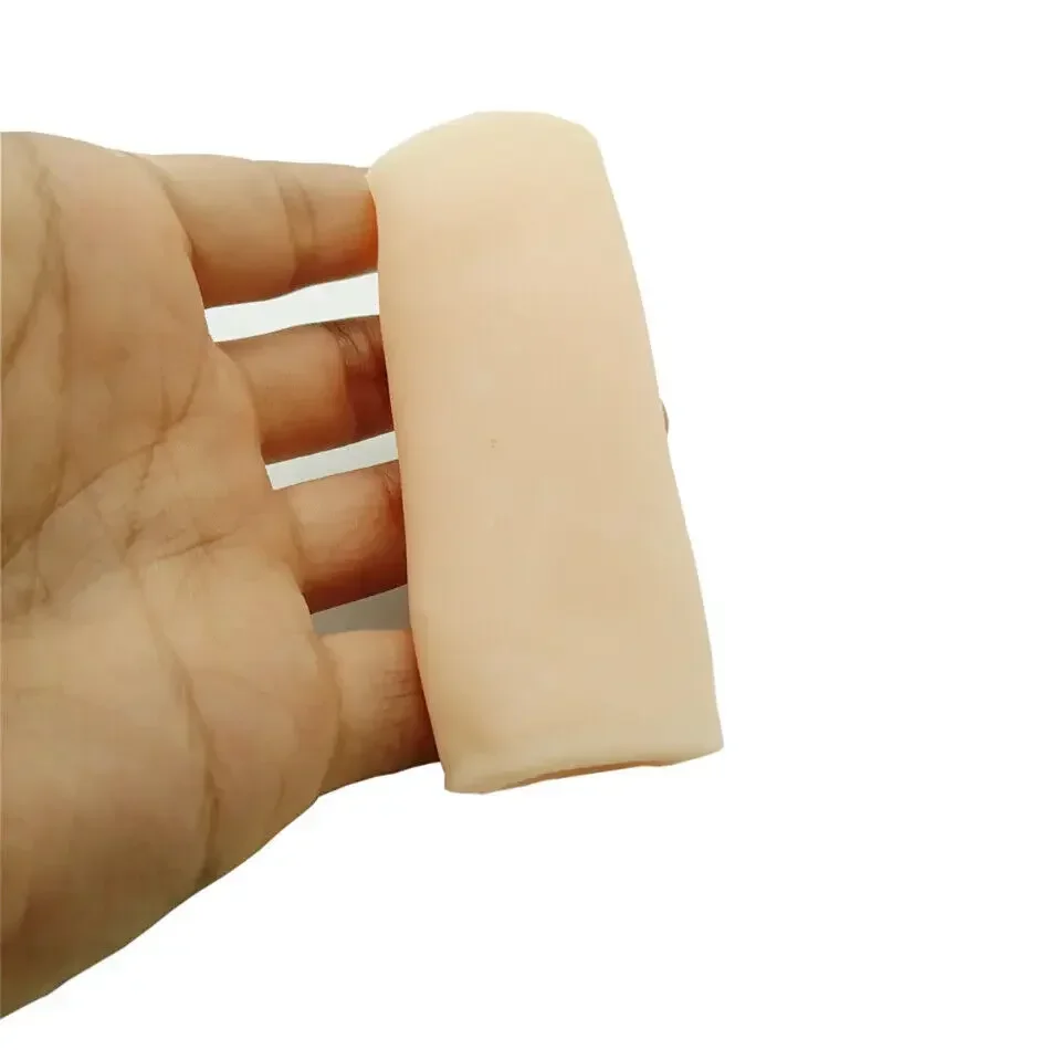 Male Enlargement Pumps Accessories Universal Soft Penis Sleeves Stretchy Silicone Vacuum Pump Replacement Adult Sex Toy for Men view 6