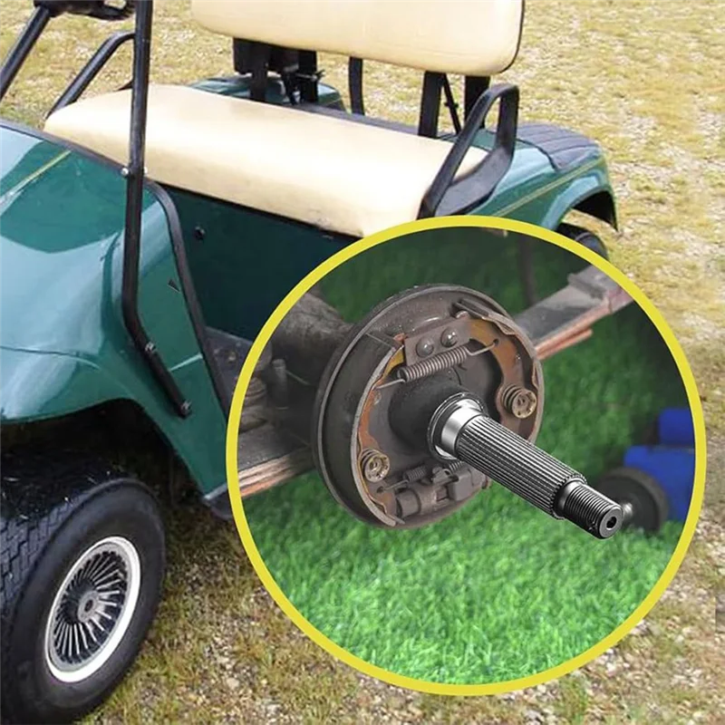 

Repair Kit Included Splined Rear Axle Shaft 20377-G11 For EZGO TXT Golf Cart Driver Side
