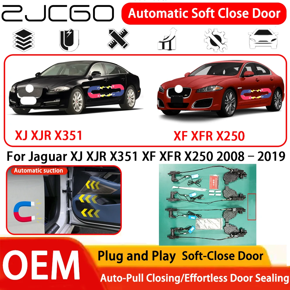 

for Jaguar XJ XJR X351 XF XFR X250 2008–2019 Car OEM Plug and Play Automatic Electric Soft Close Door Comfort Closing System