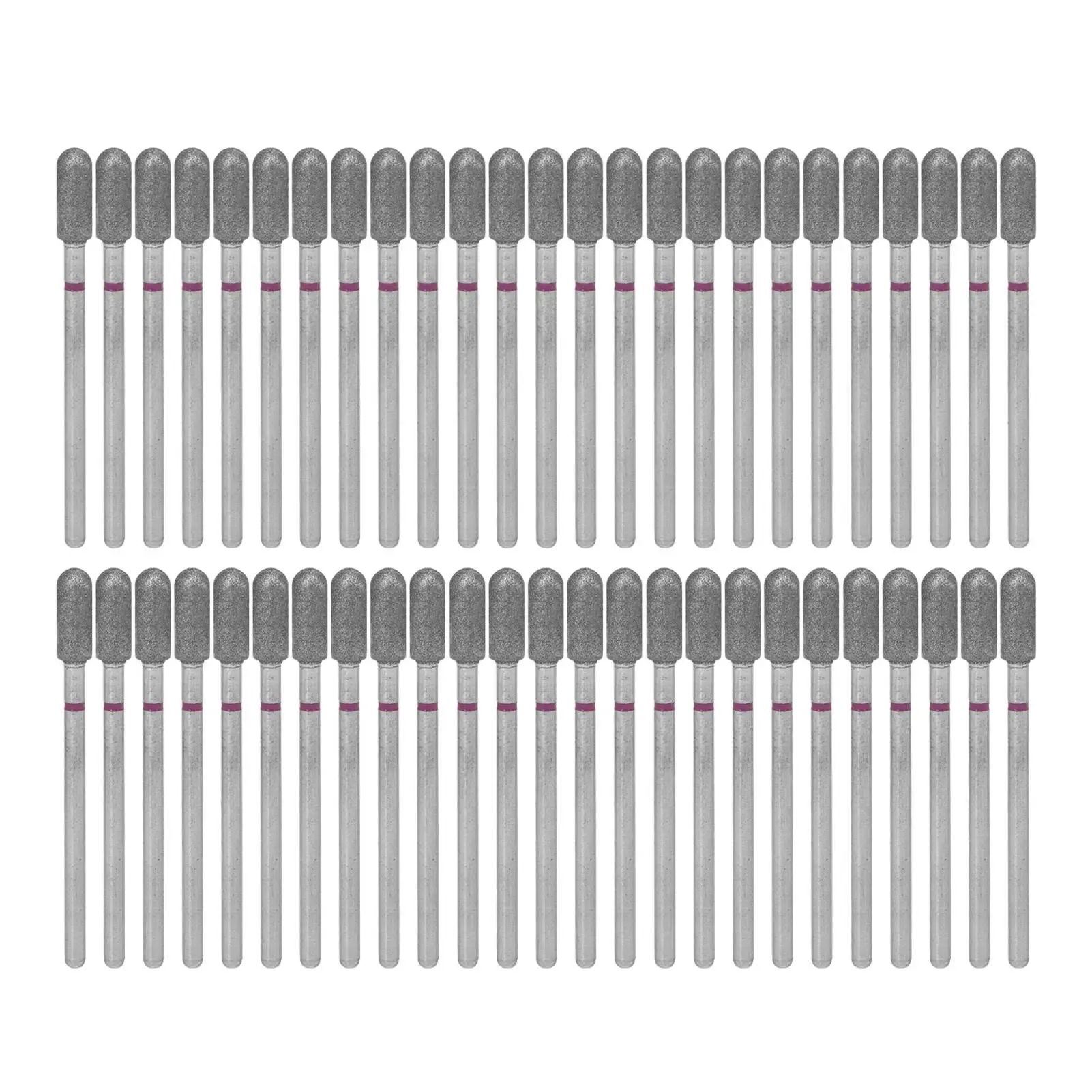 Carborundum 불꽃 비트 세트, 살롱 초보자용, 큐티클 리무버 키트, 50 개