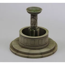 1/35 Scale Die-casting Resin Scene Accessories Fountain Bottom Straight 75mm High 75mm Unpainted Need To Be Assembled