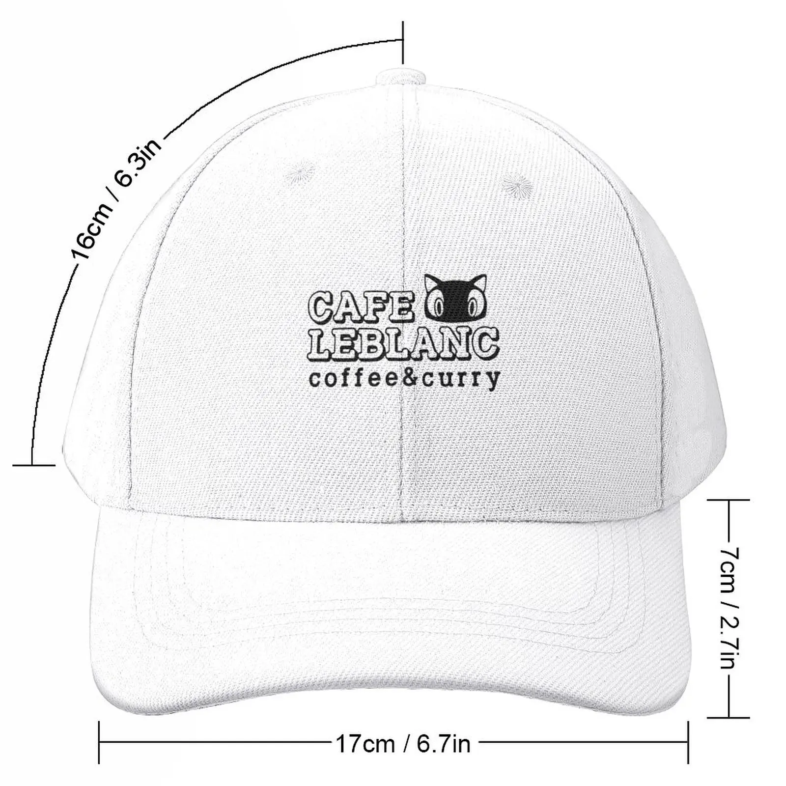 Cafe Leblanc Coffee & Curry Baseball Cap New Hat hard hat Men Luxury Brand Women's