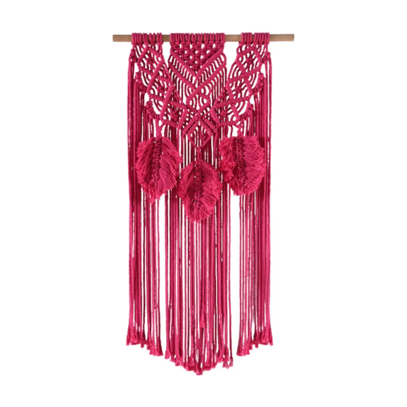 

Hand Woven Boho Tapestry Tassels Boho Macrame Tapestry for Dorm Indoor Decor