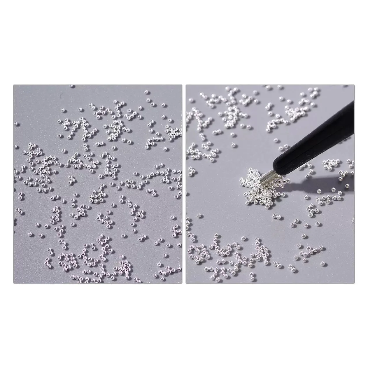 Nail Art Zuig Stalen Bal Magnetische Pen Kraal Kleine Mini Sieraden Magneet Nagel Nagellak Rubberen Kraal Ketting Tool