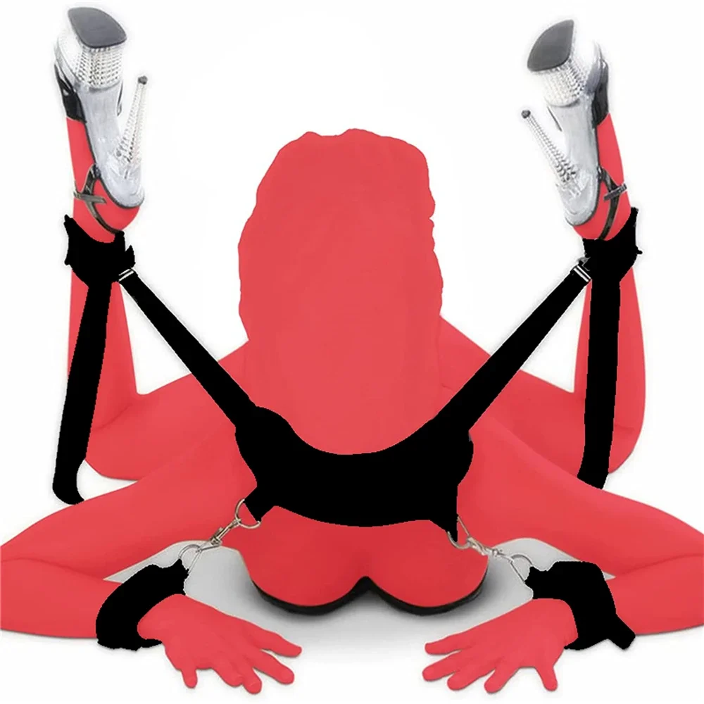 مثير النايلون BDSM عبودية أطقم أصفاد الكاحل الأصفاد ألعاب الجنس الجلود سوط الجنس لعب للأزواج النساء الكبار الملحقات الغريبة