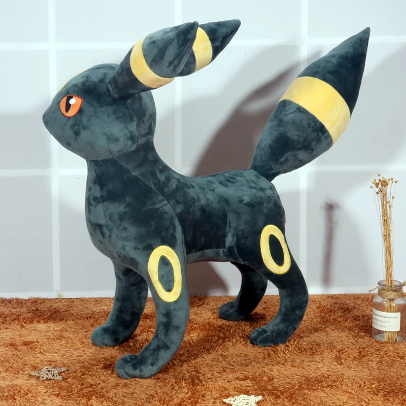 60Cm Pokemon Umbreon Large Plush Toy Pillow Ornament Adult and Child Birthday Gift Toy