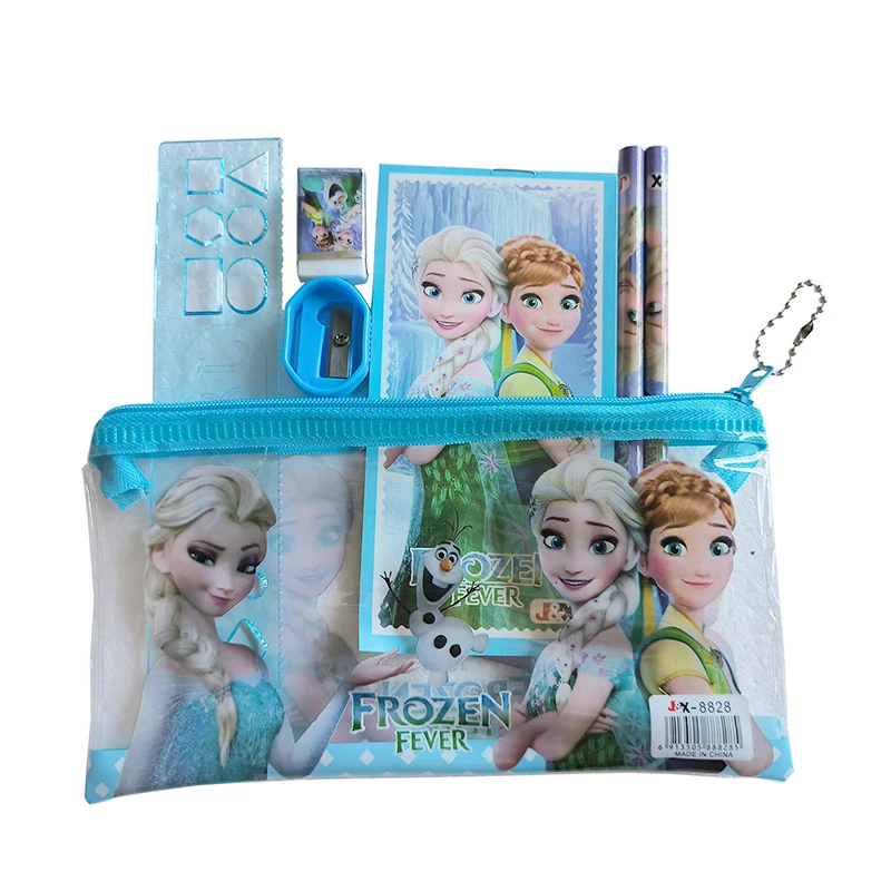 Disney Frozen pencil case set forniture scolastiche per bambini set di cancelleria cartoon boys girls pencil case set di matite