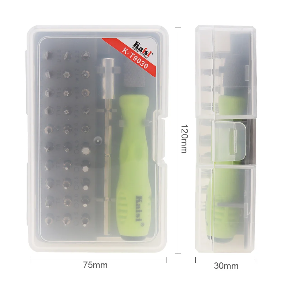 30 In 1 Screwdriver Tool Set Professional Phones Computer Repair Hand Tool Horizontal Torx Hexagon Tri-wing Pentagon U-shape