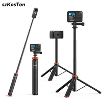 Palo de Selfie trípode mango de soporte de trípode extensible para GoPro 13 12 11 10 9 Insta 360 X5 X4 DJI OSMO 360 Action 6 5 Pro accesorio