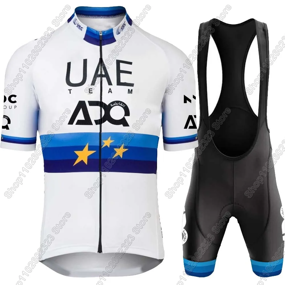 الإمارات العربية المتحدة ADQ فريق الدراجات جيرسي 2025 مجموعة الرجال إيطاليا أوروبا دراجة الملابس الطريق دراجة قمصان دعوى دراجة مريلة السراويل الجبلية Ropa مايوه
