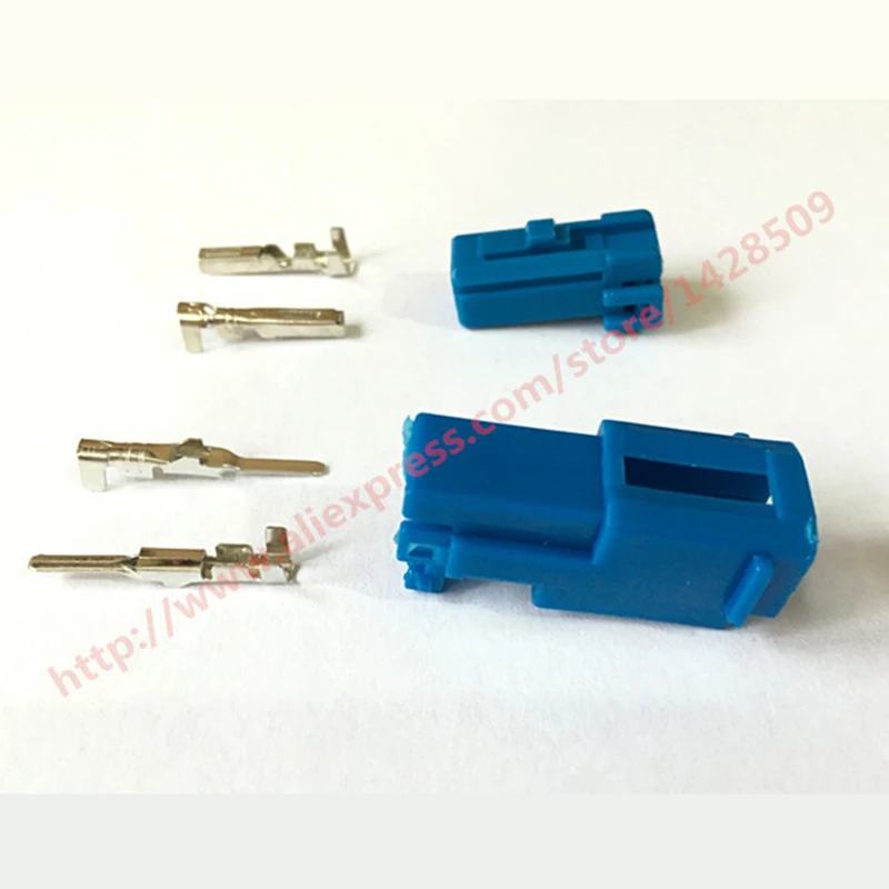 1 Pcs 2 Pin Female Male Audio Socket Tweeter Plug Auto Automotive Instrument Station Connector 174463-1 For Mazda CX5