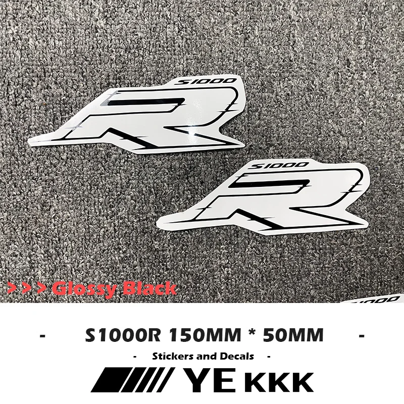 

For BMW S1000R 2X Motorcycle Fairing Shell Head Sticker Decal Cutout Lines Custom Color S1000R 150MM*50MM A Pair