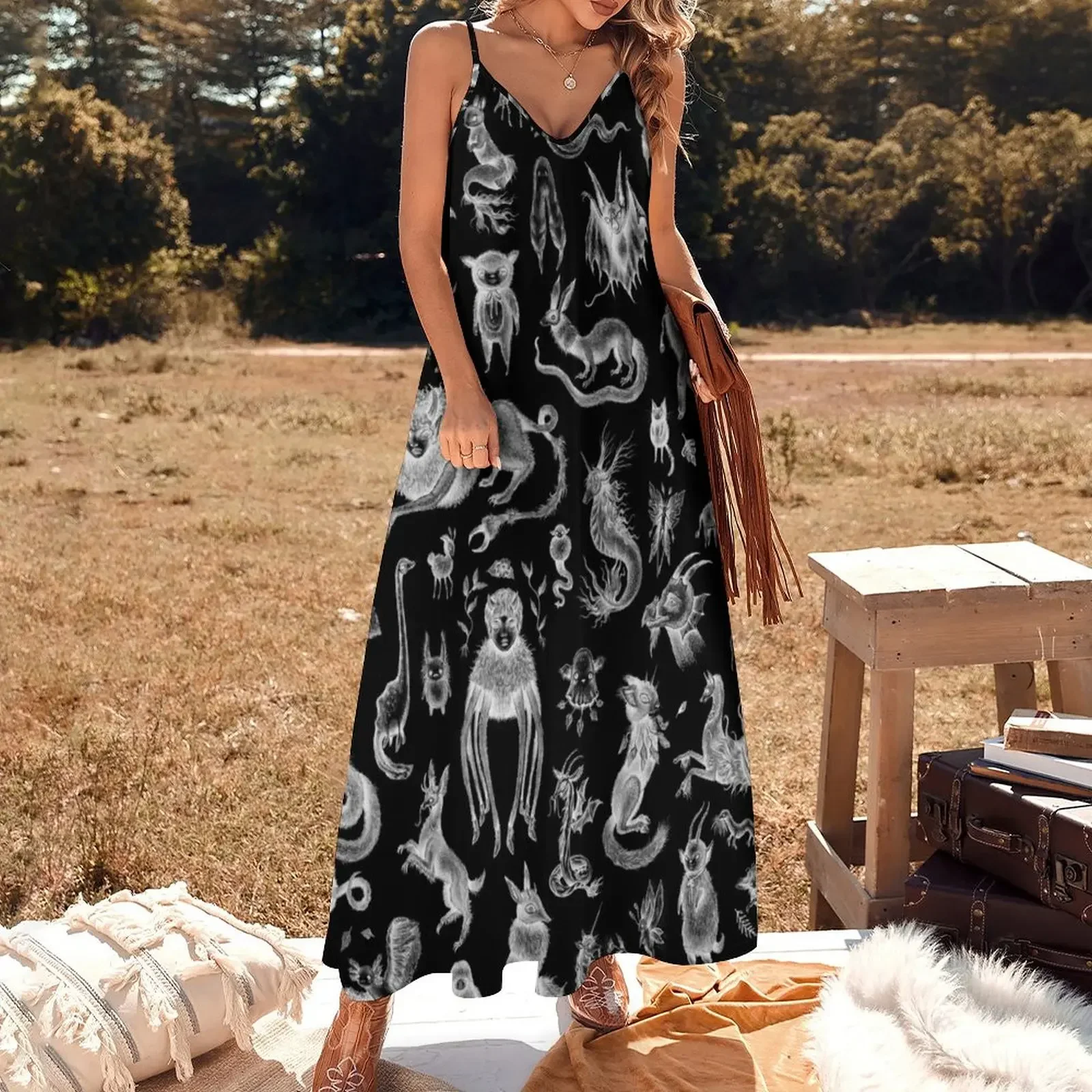 We Are Not Alone - inverted Sleeveless Dress dresses for womens summer dress woman 2024 Dress