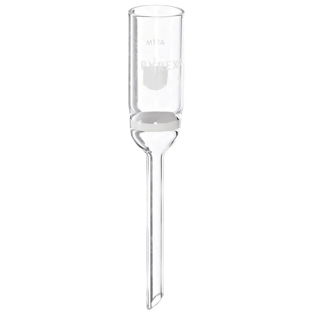 Borosilicate Glass Buchner Funnels with Medium Porosity Fritted Disc, 20mm Disc Diameter, 15ml Capacity (Case of 6)