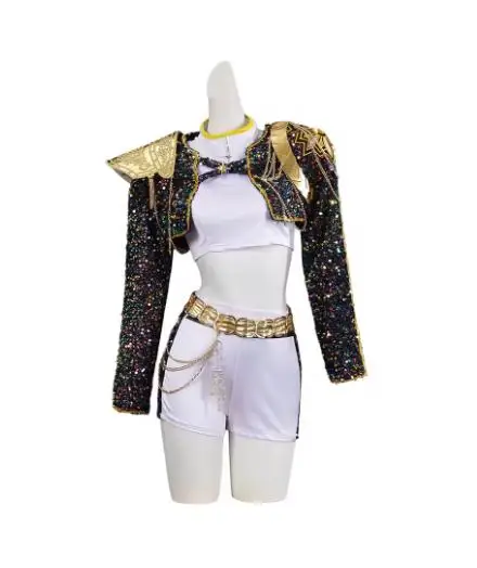 أزياء ميرا رومي زوي للمسرح للأطفال، زي أسود، زي موحد للفتيات، حفلة الهالوين، لعب الأدوار، أزياء مطبوعة