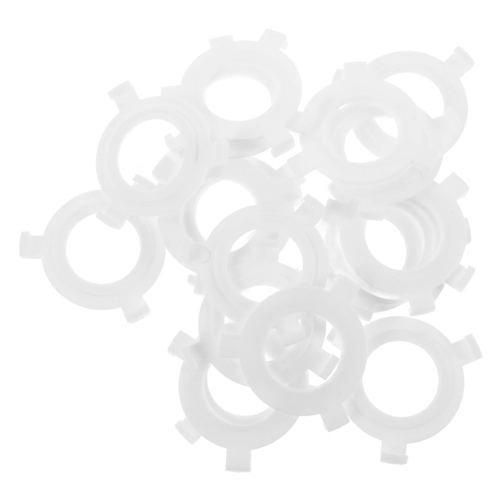 20pcs Lamp Base Converter E27 to 11mm Plastic Adapter for LED Bulb Shade Holder Socket Conversion Garage Shop Workshop