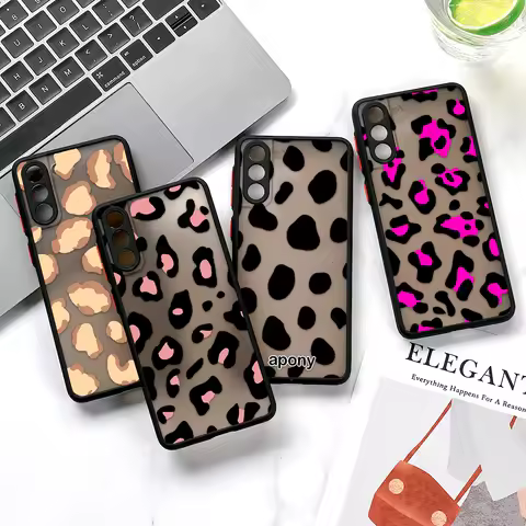 Leopard Cases For Samsung S23 S22 S21 S24 Ultra Case Samsung Galaxy S20 S23 FE S 24 S10 S8 Plus Note 20 Ultra 10 Plus Soft Cover