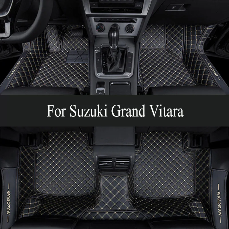 

Car floor mats for Suzuki Grand Vitara (Four doors) 2006-2010 2011 2012 2013 2014 2015 2016 2017 auto foot Pads automobile