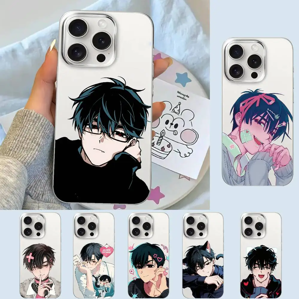 

Cute A-Alien S-Stage Ivan Phone Case For Transparent IPhone 17 Air 11 12 13 14 15 16 17 Pro Max Plus Shockproof Soft Cover