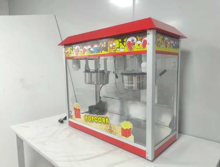 Large-capacity popcorn machine for commercial use