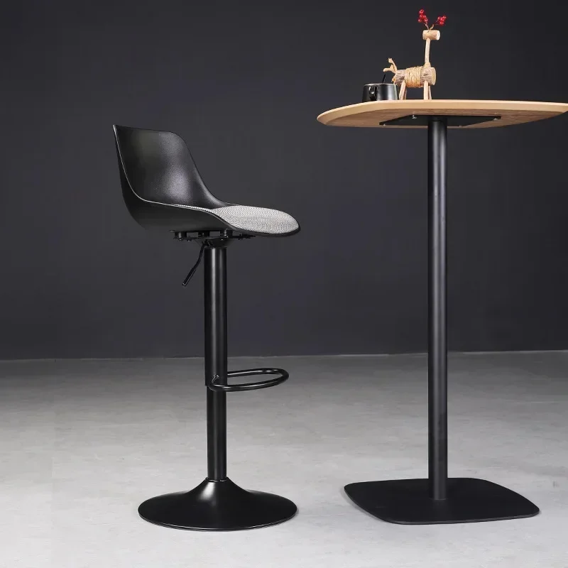 With Backrest Outdoor High Bar Chair Design Metal Comfortable Restaurant Barstool Bar Chair Chaise De Cuisine Home Furniture