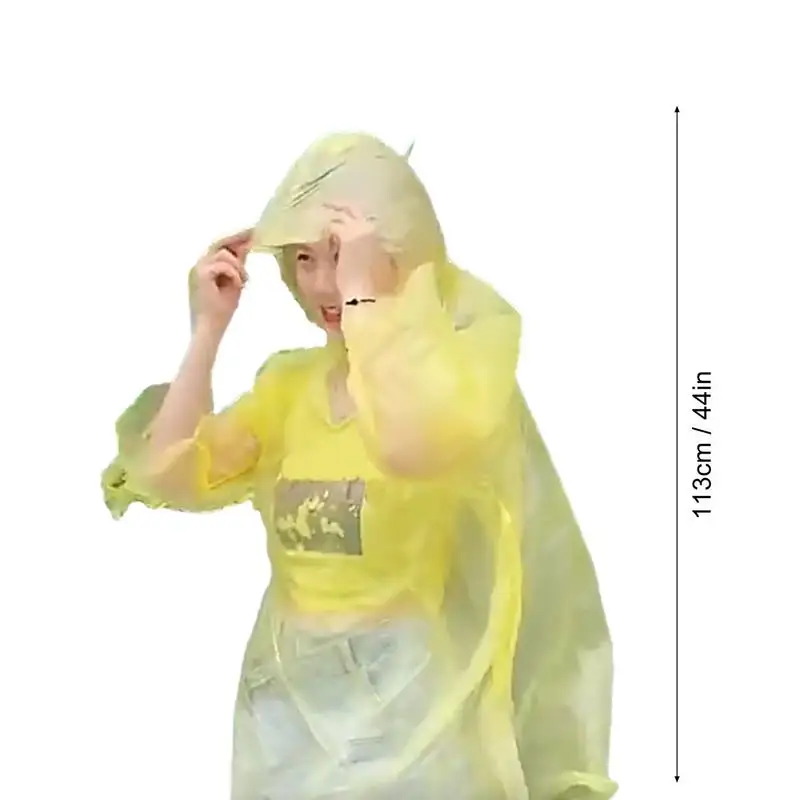 Compression Raincoat With Hooded Light Packable Windproof Women Card Style Poncho Transparent Rainproof Cycling Rain Jacket Raft