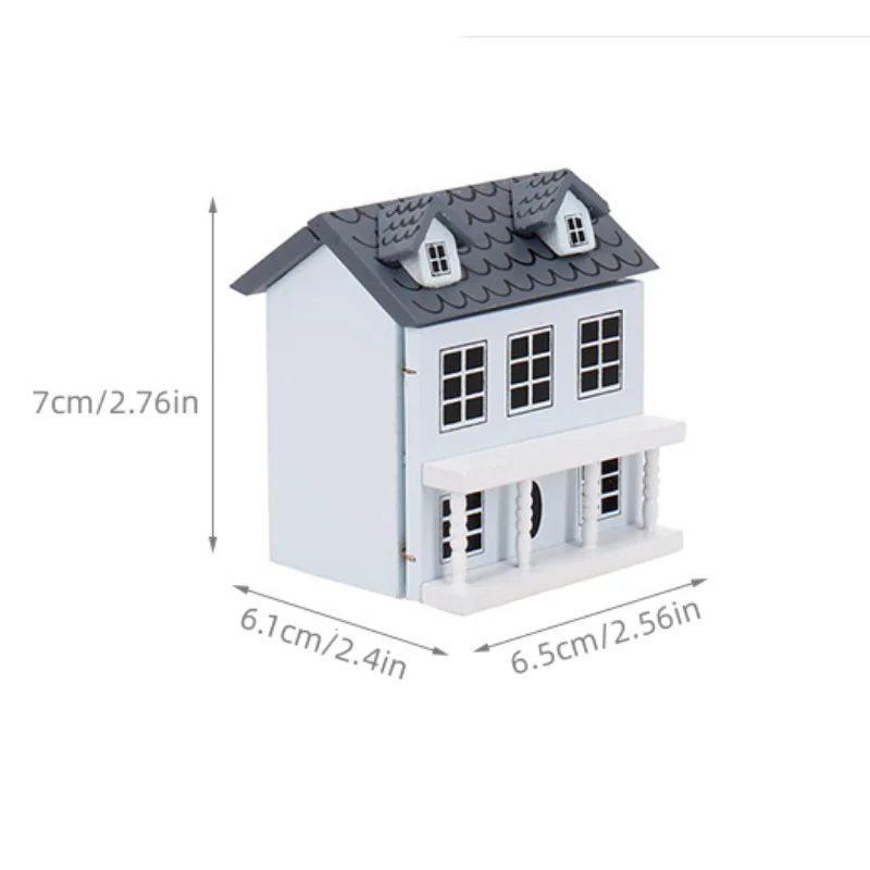 1ks panenka dr. house nábytek vila hračka 1:12 domeček pro panenky miniaturní 3D dřevěný dzieckiem dr. house modelka