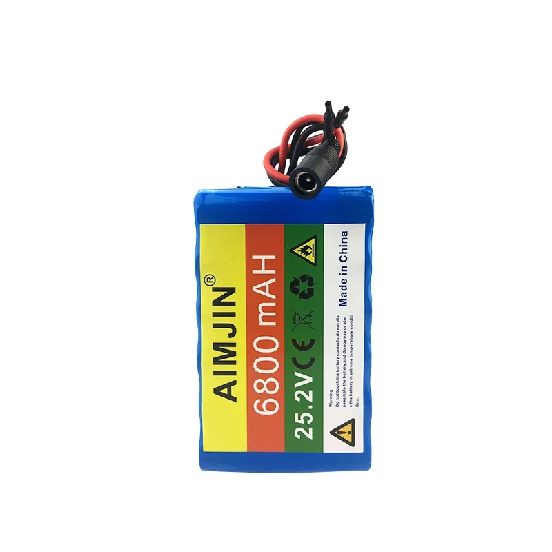 25.2V 6800mAh  Rechargeable Lithium Battery Pack 6S2P , Suitable for Power Supply of Electric Toys, Electronic Products etc