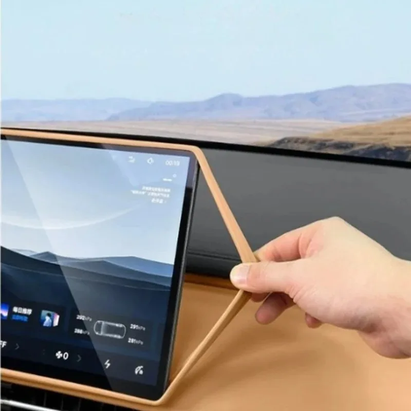 Silikon-Schutzhülle für den Bildschirm des Mittelkonsolen-Instrumentenpanels für Geely EX5 EM-i Galaxy Starship 7 Innenraum-Zubehör – Detail 3