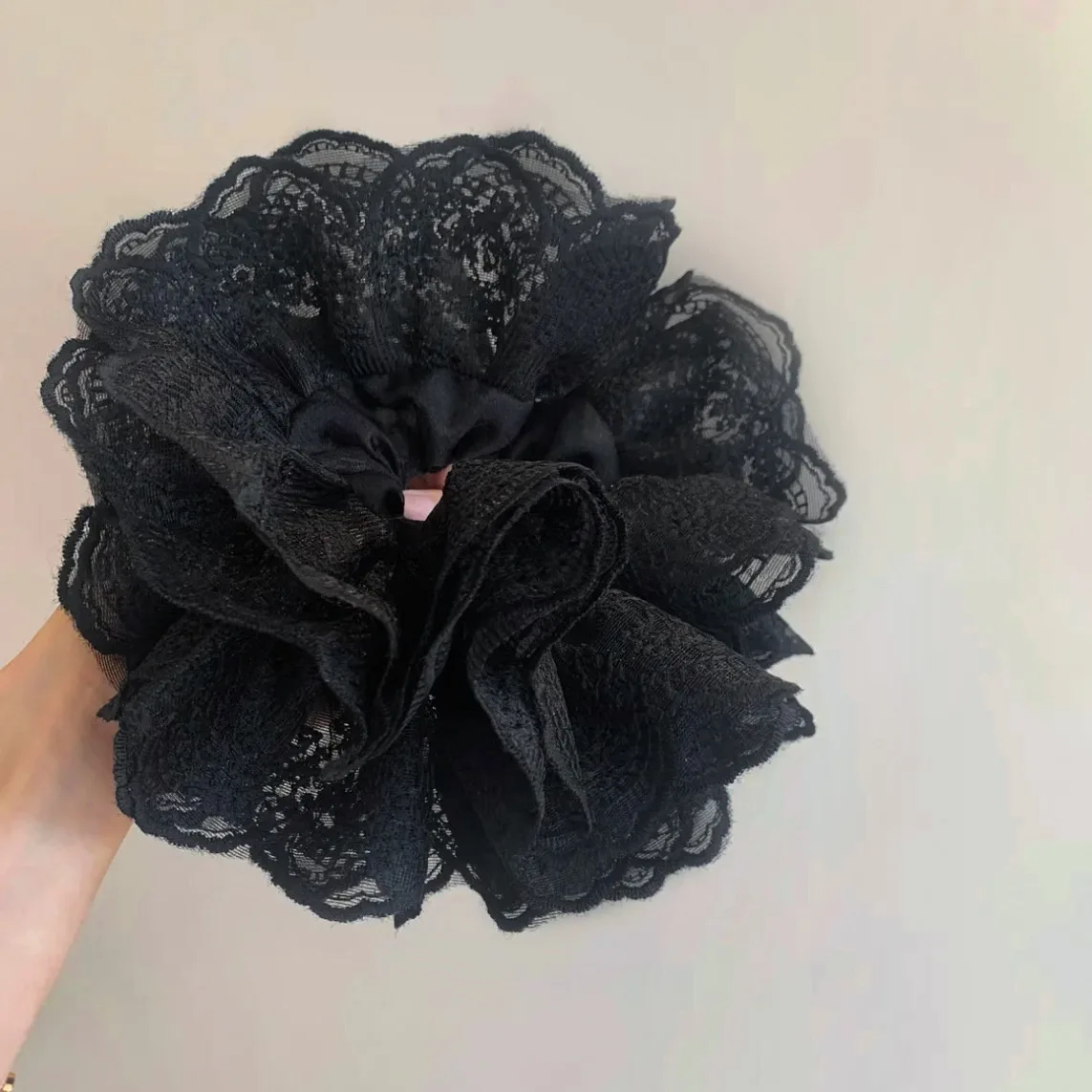 ربطات شعر مطاطية كبيرة الحجم للنساء، ربطات شعر مطاطية كبيرة الحجم على شكل ذيل حصان، حبل ربطة شعر مطاطي، إكسسوارات شعر للفتيات