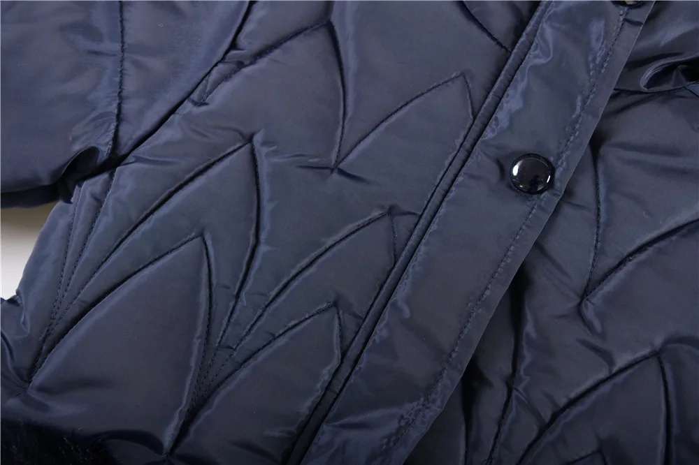 2024 New Winter Keep Warm Girls Jacket Waist Belt Design Detachable Hat Lining Plush Hooded Heavy Coat For Kids